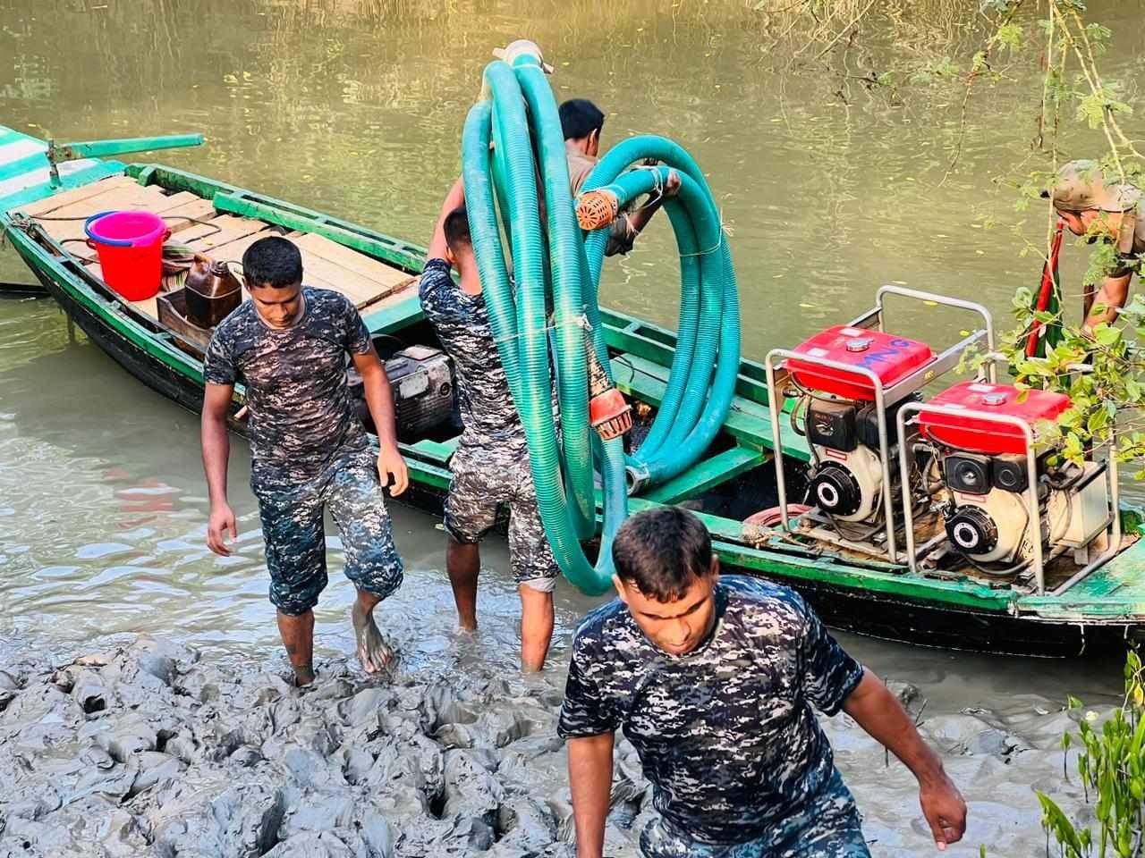 Still, there is a lag in the water supply due to the river's lack of tide. Voice7 News